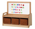 Kast B90 x D40 x H80 cm Esdoorn met Whiteboard en 3 Manden Tangara Groothandel Kinderopvang en kinderdagverblijf inrichting (112)9